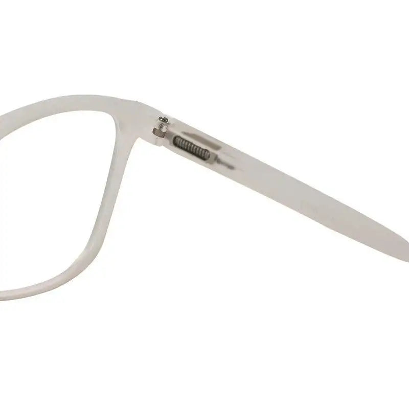 Focusly | Transparent Medium Full Rim RECTANGLE Computer Glasses for Men & Women [Blue Block]