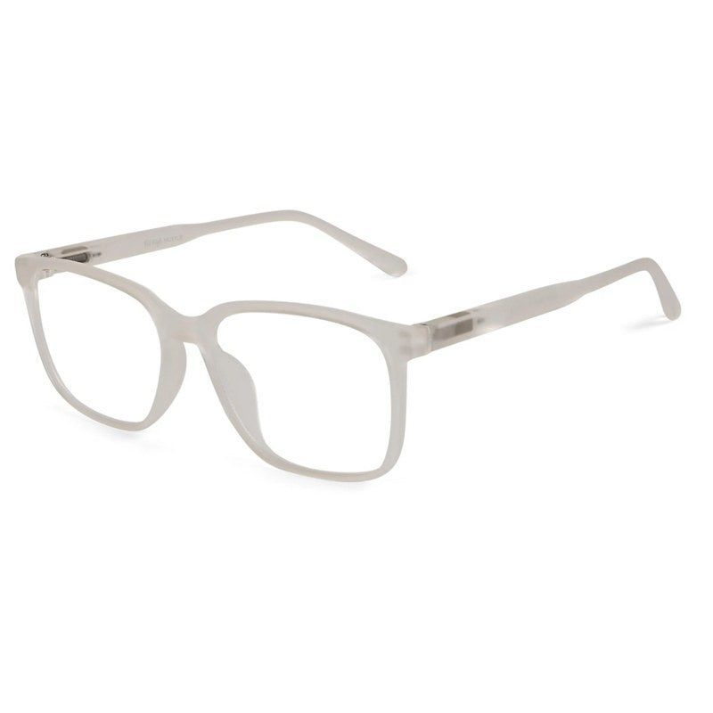 Focusly Transparent Medium Full Rim RECTANGLE Computer Glasses for Men & Women — Hashtag Eyewears