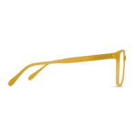 Focusly | Transparent Orange Medium Full Rim RECTANGLE Computer Glasses for Men & Women [Blue Block]