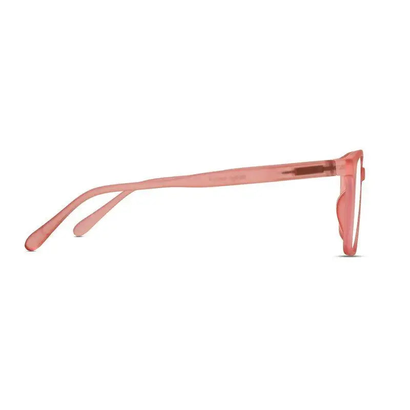 Focusly | Transparent Red Medium Full Rim RECTANGLE Computer Glasses for Men & Women [Blue Block]