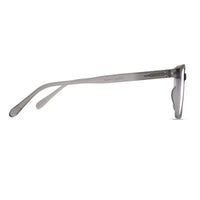 Focusly | Transparent Smoke Medium Full Rim RECTANGLE Computer Glasses for Men & Women [Blue Block]