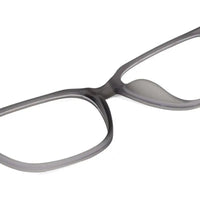 Focusly | Transparent Smoke Medium Full Rim RECTANGLE Computer Glasses for Men & Women [Blue Block]