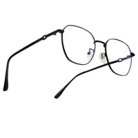 Frostis | Black Small Full Rim Hexagonal Computer Glasses for Men & Women [Blue Block]