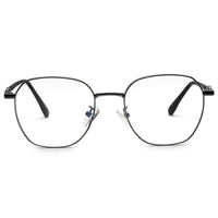 Frostis Grey Small Full Rim Hexagonal Computer Glasses for Men & Women — Hashtag Eyewears