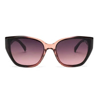 Fynix | Transparent Brown Medium Full Rim Cateye Sunglasses for Women [UV-protected]