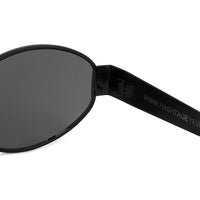 Fynora Black Medium Full Rim Oval Sunglasses for Women — Hashtag Eyewears