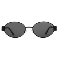Fynora Black Medium Full Rim Oval Sunglasses for Women — Hashtag Eyewears
