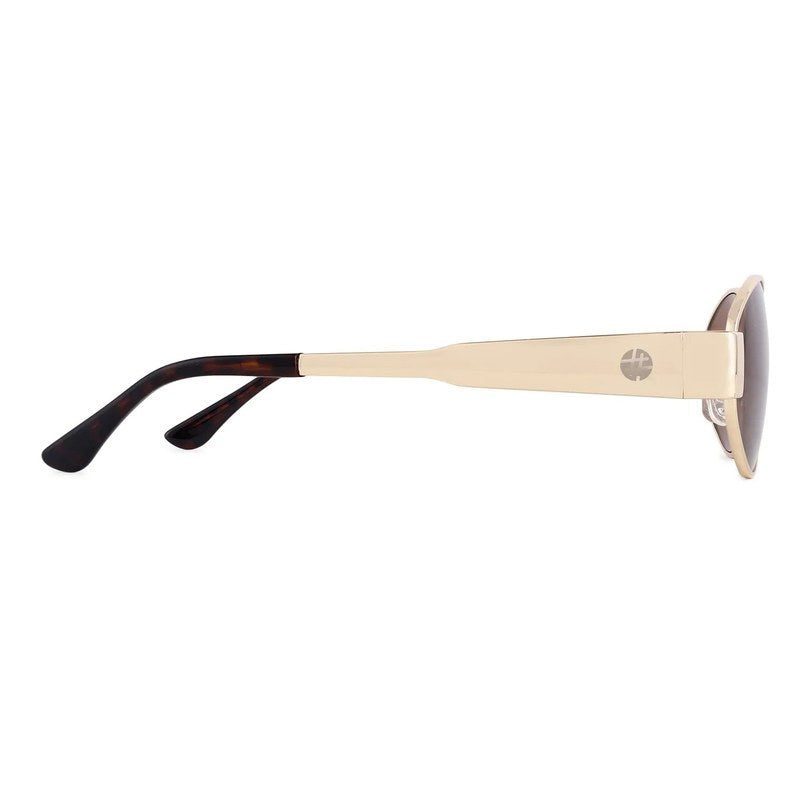 Fynora | Brown Medium Full Rim Oval Sunglasses for Women [UV-protected]