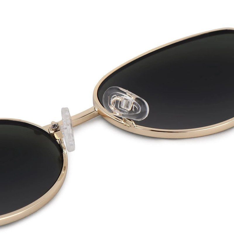 Fynora Green Medium Full Rim Oval Sunglasses for Women — Hashtag Eyewears