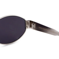 Fynora Silver Medium Full Rim Oval Sunglasses for Women — Hashtag Eyewears