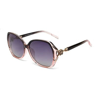 Fyra | Gradient Pink Large Full Rim Butterfly Sunglasses for Women [Polarized]