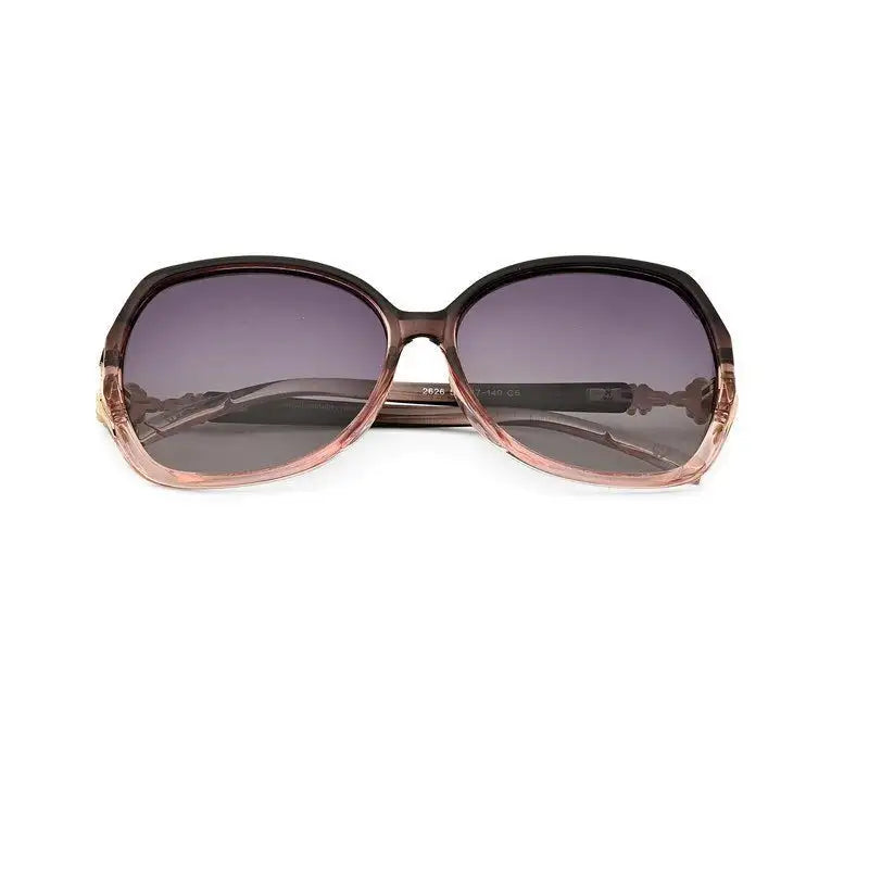 Fyra | Gradient Pink Large Full Rim Butterfly Sunglasses for Women [Polarized]