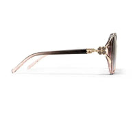 Fyra | Gradient Pink Large Full Rim Butterfly Sunglasses for Women [Polarized]