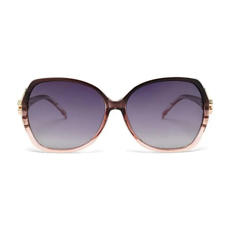 Fyra | Gradient Pink Large Full Rim Butterfly Sunglasses for Women [Polarized]