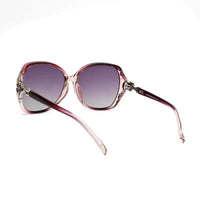 Fyra | Gradient Purple Large Full Rim Butterfly Sunglasses for Women [Polarized]