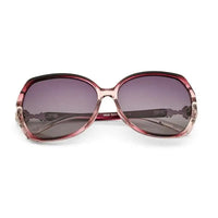 Fyra | Gradient Purple Large Full Rim Butterfly Sunglasses for Women [Polarized]