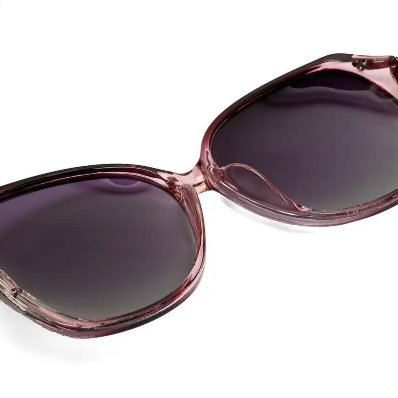 Fyra | Gradient Purple Large Full Rim Butterfly Sunglasses for Women [Polarized]