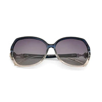 Fyra | Transparent Blue Large Full Rim Butterfly Sunglasses for Women [Polarized]