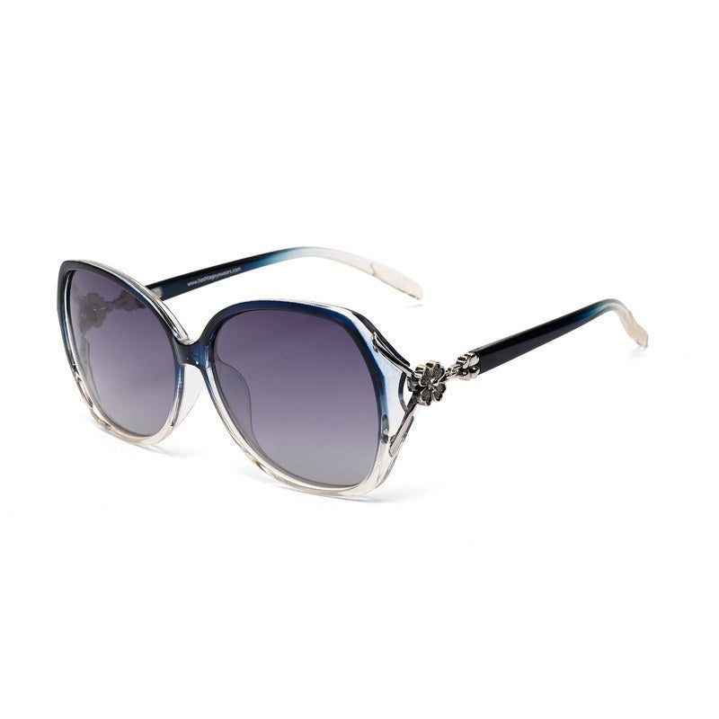 Fyra Transparent Blue Large Full Rim Butterfly Sunglasses for Women — Hashtag Eyewears