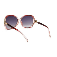 Fyra | Transparent Purple Large Full Rim Butterfly Sunglasses for Women [Polarized]