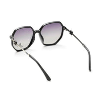 Fyreon Blue Large Full Rim Hexagonal Sunglasses for Women — Hashtag Eyewears