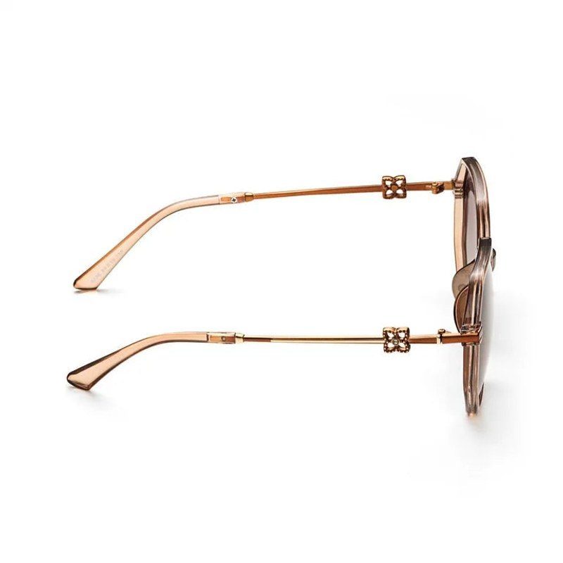 Fyreon | Pink Large Full Rim Hexagonal Sunglasses for Women [Polarized]