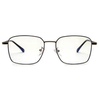 Fyrion Black & Gold Medium Full Rim RECTANGLE Computer Glasses for Men & Women — Hashtag Eyewears