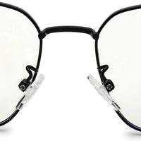 Fyrion Black Medium Full Rim RECTANGLE Computer Glasses for Men & Women — Hashtag Eyewears