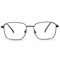 Fyrion Black Medium Full Rim RECTANGLE Computer Glasses for Men & Women — Hashtag Eyewears