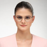 Fyrion Black & Silver Medium Full Rim RECTANGLE Computer Glasses for Men & Women — Hashtag Eyewears