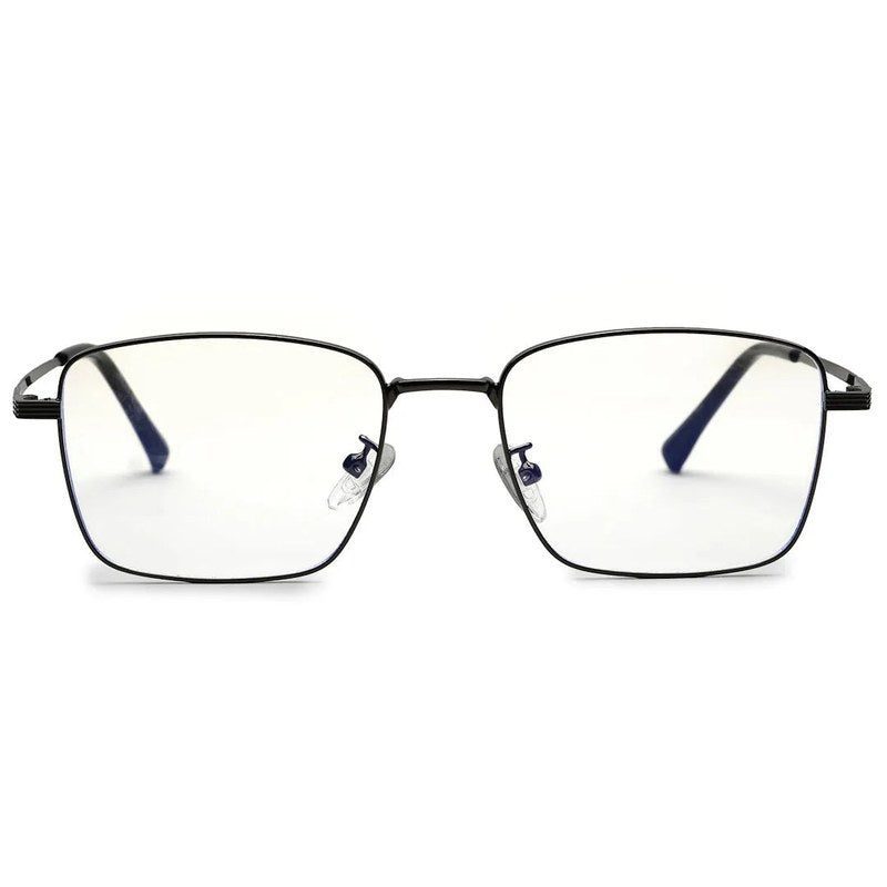 Fyrion Grey Medium Full Rim RECTANGLE Computer Glasses for Men & Women — Hashtag Eyewears