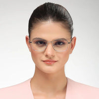 Fyrion Silver Medium Full Rim RECTANGLE Computer Glasses for Men & Women — Hashtag Eyewears