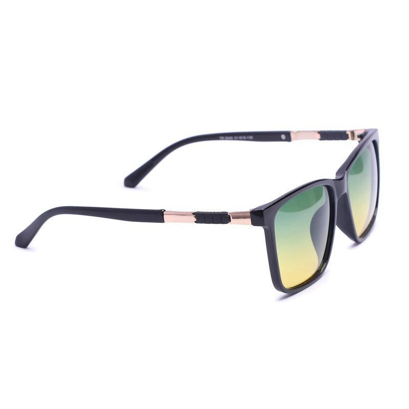 Galaron Black Large Full Rim Square Sunglasses for Men & Women — Hashtag Eyewears