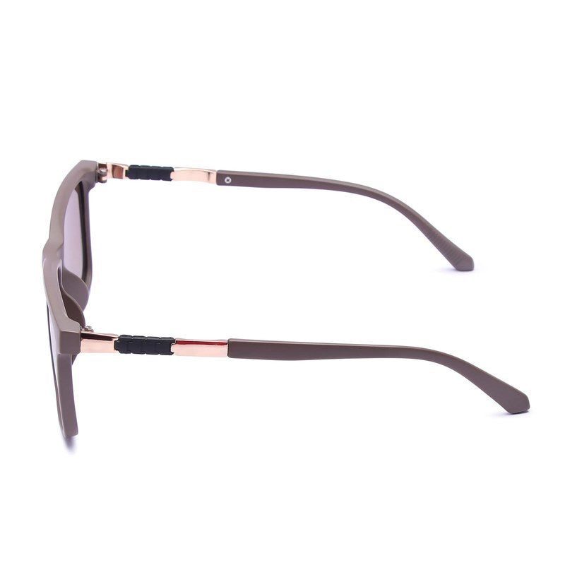 Galaron Brown Large Full Rim Square Sunglasses for Men & Women — Hashtag Eyewears
