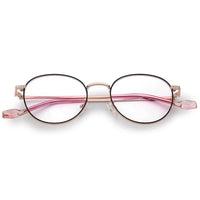 Galveris Black & Rose Gold Small Full Rim Round Computer Glasses for Men & Women — Hashtag Eyewears