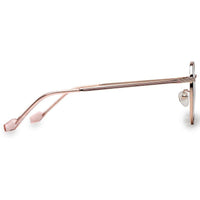 Galveris Black & Rose Gold Small Full Rim Round Computer Glasses for Men & Women — Hashtag Eyewears