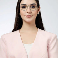 Galveris Black Small Full Rim Round Computer Glasses for Men & Women — Hashtag Eyewears