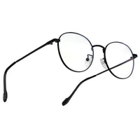 Galveris Black Small Full Rim Round Computer Glasses for Men & Women — Hashtag Eyewears