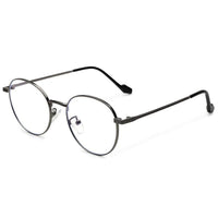 Galveris Grey Small Full Rim Round Computer Glasses for Men & Women — Hashtag Eyewears