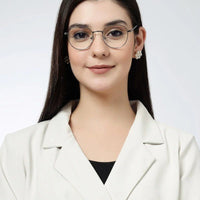 Galveris Grey Small Full Rim Round Computer Glasses for Men & Women — Hashtag Eyewears
