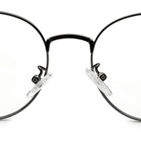 Galveris Grey Small Full Rim Round Computer Glasses for Men & Women — Hashtag Eyewears