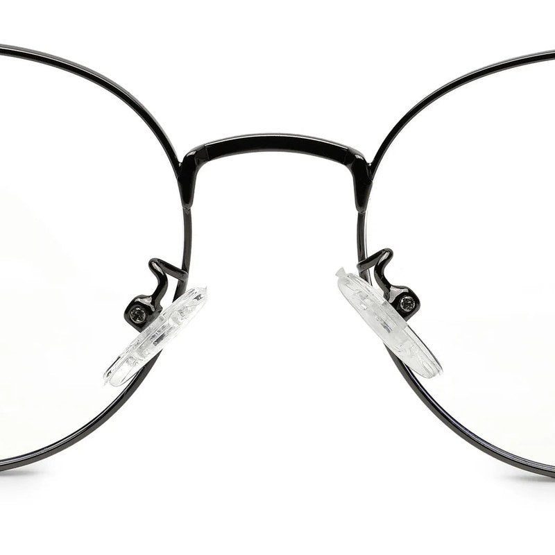 Galveris Grey Small Full Rim Round Computer Glasses for Men & Women — Hashtag Eyewears