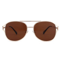 Glacior Brown Large Full Rim Oval Sunglasses for Women — Hashtag Eyewears
