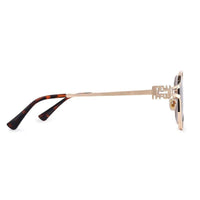Glacior Brown Large Full Rim Oval Sunglasses for Women — Hashtag Eyewears