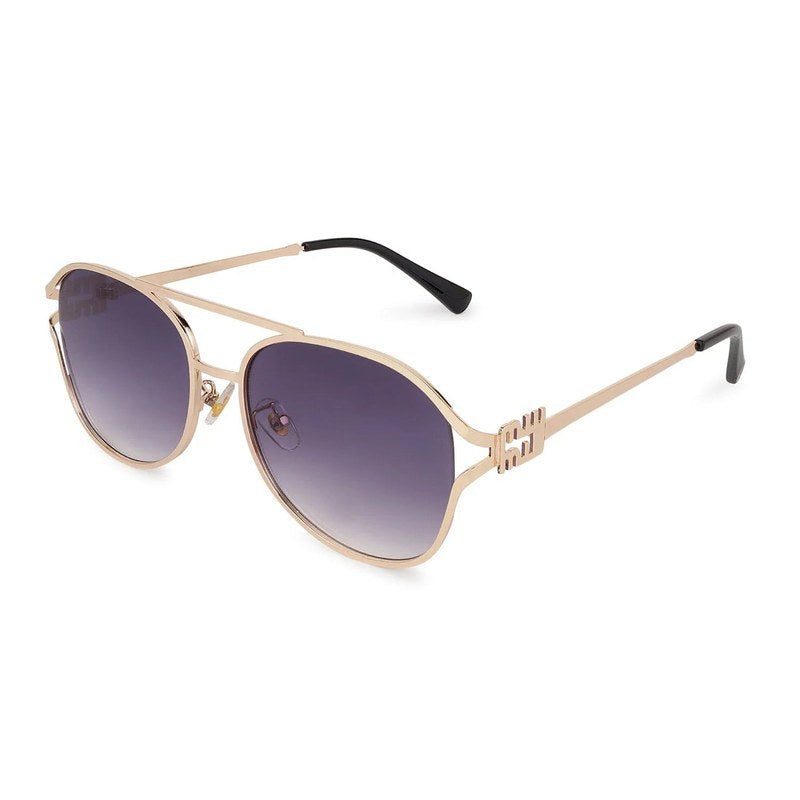 Glacior Gradient Purple Large Full Rim Oval Sunglasses for Women — Hashtag Eyewears