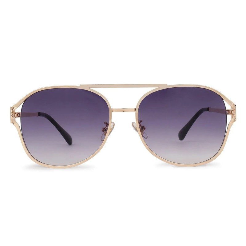 Glacior Gradient Purple Large Full Rim Oval Sunglasses for Women — Hashtag Eyewears