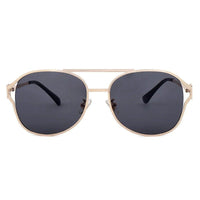 Glacior Grey Large Full Rim Oval Sunglasses for Women — Hashtag Eyewears