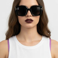 GlareGuard Black Medium Full Rim Square Sunglasses for Men & Women — Hashtag Eyewears