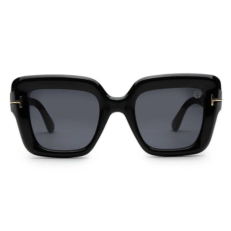 GlareGuard Black Medium Full Rim Square Sunglasses for Men & Women — Hashtag Eyewears