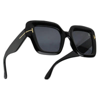 GlareGuard Black Medium Full Rim Square Sunglasses for Men & Women — Hashtag Eyewears